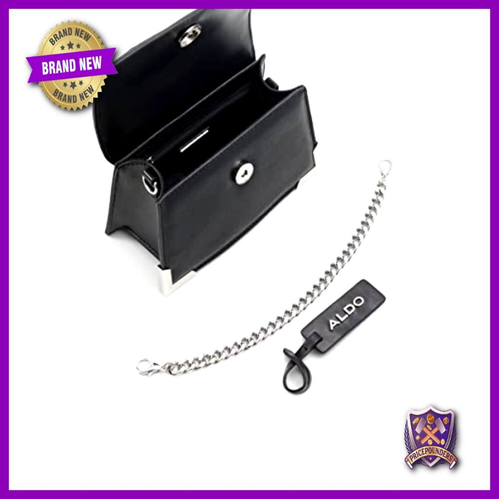 Python Print Top Handle Bag Chic Compact Evening … - image 3